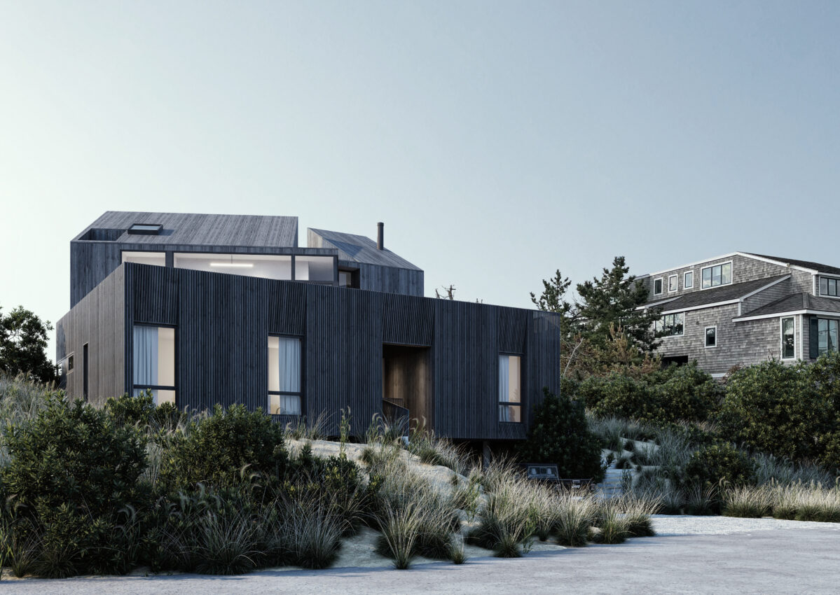 Shore House by Nilay Oza of  Oza Sabbeth Architects won a Juror Award for projects unbuilt. COURTESY OZA SABBETH ARCHITECTS