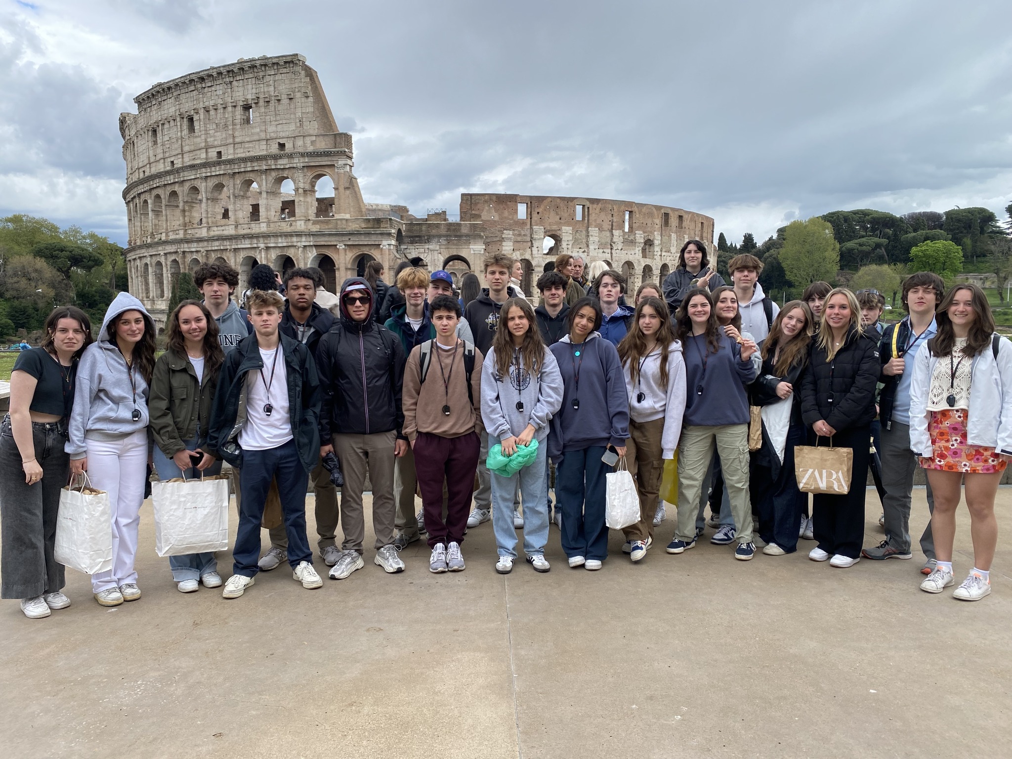 Pierson High School students embarked on an experiential learning trip across Italy.  COURTESY SAG HARBOR SCHOOL DISTRICT