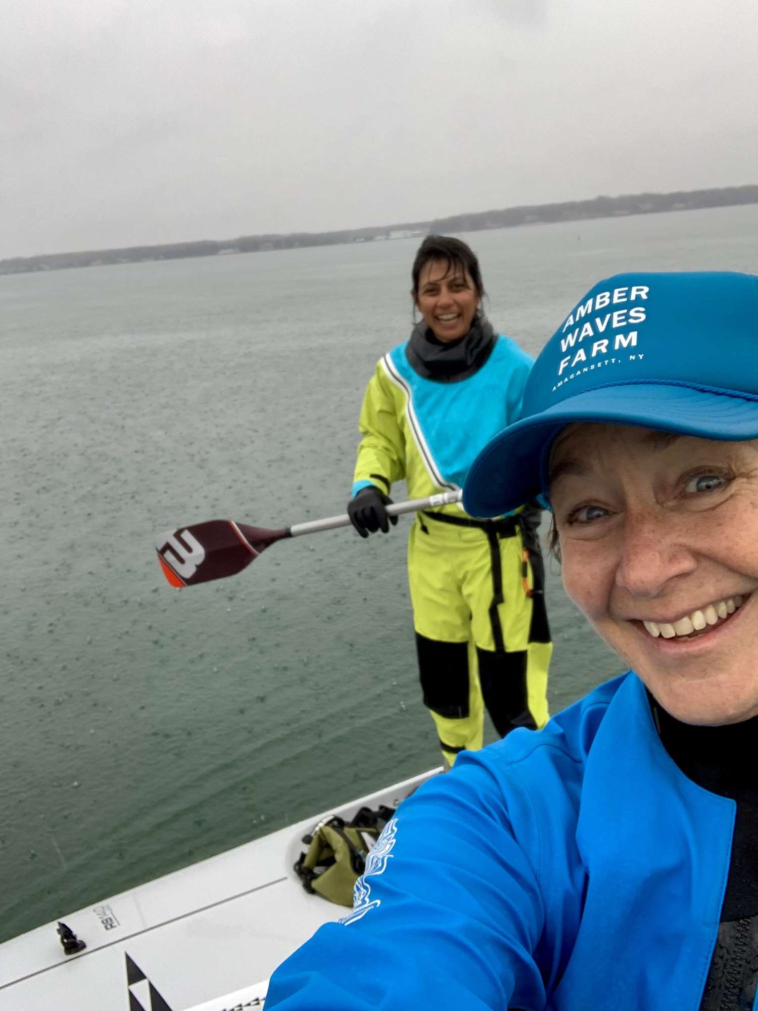 Evelyn O'Doherty on a training paddle. 
COURTESY EVELYN O'DOHERTY