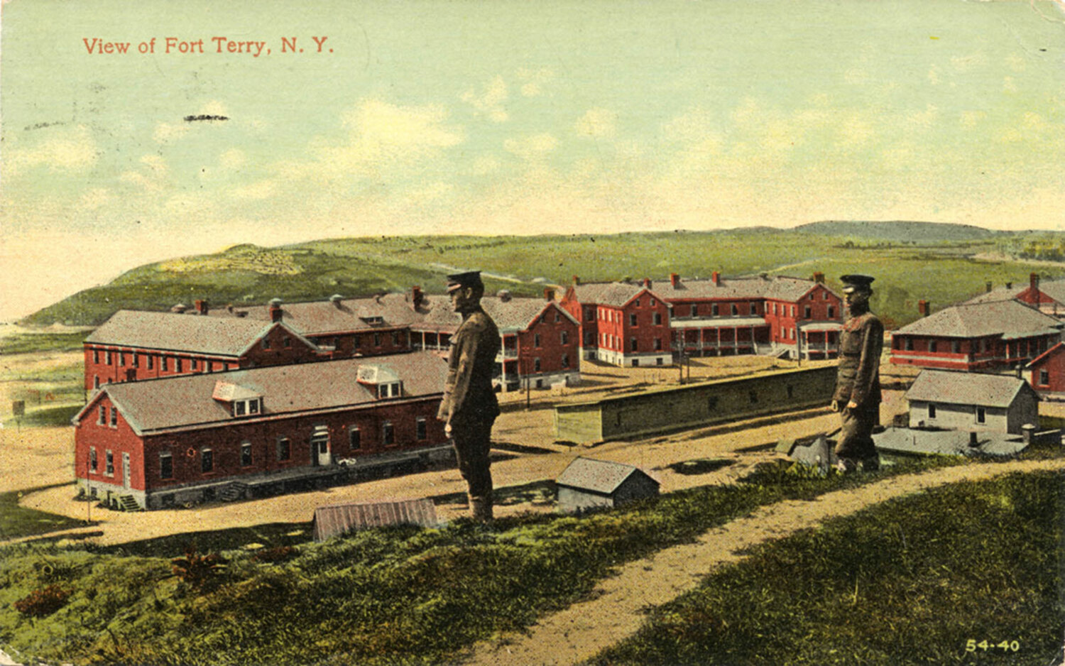 View of Fort Tyler on Plum Island. Courtesy Henry L. Ferguson Museum.