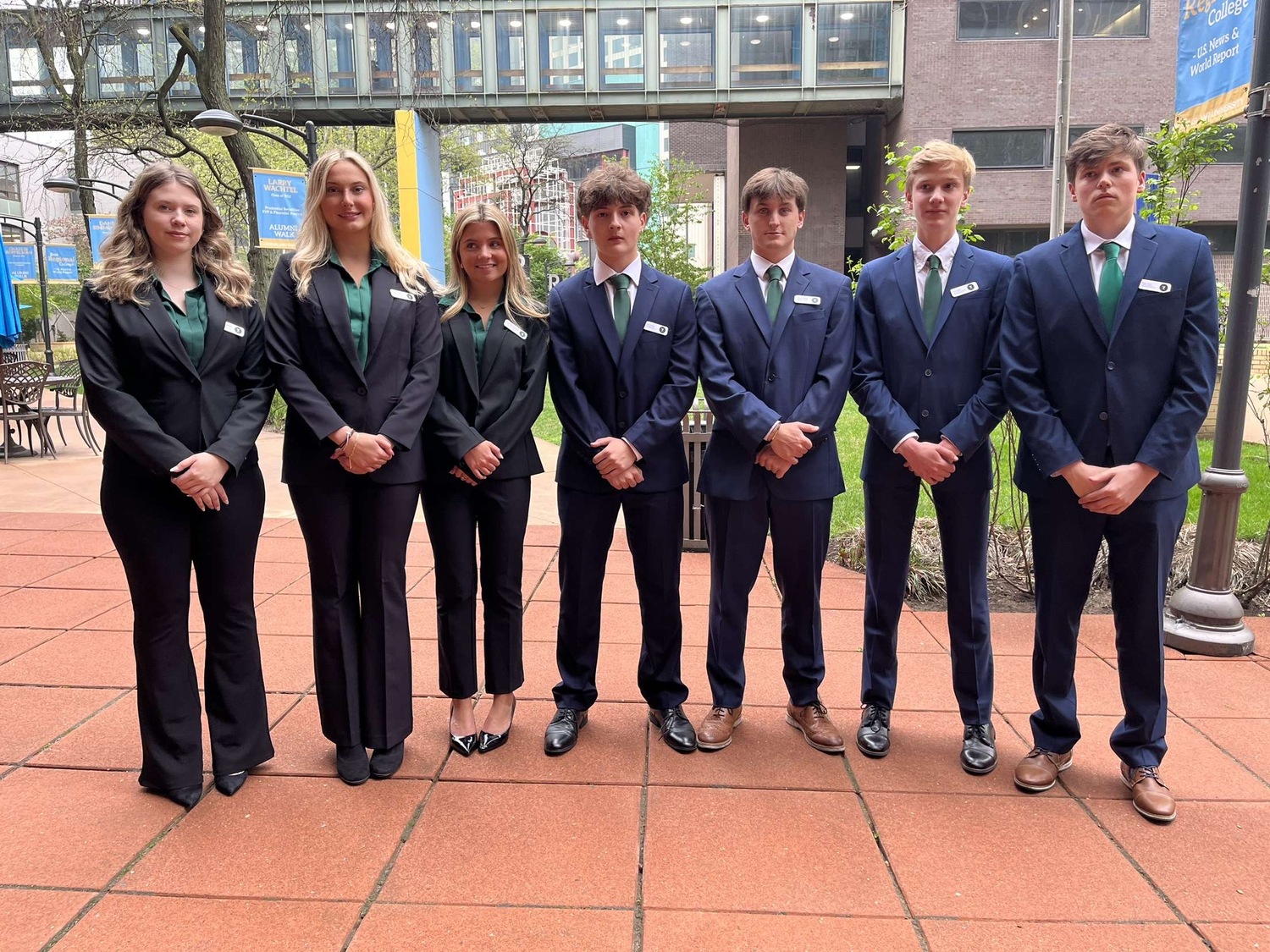 Westhampton Beach High School’s Virtual Enterprise team, EcoEats, recently competed in the VE National Business Plan Competition. COURTESY WESTHAMPTON BEACH SCHOOL DISTRICT