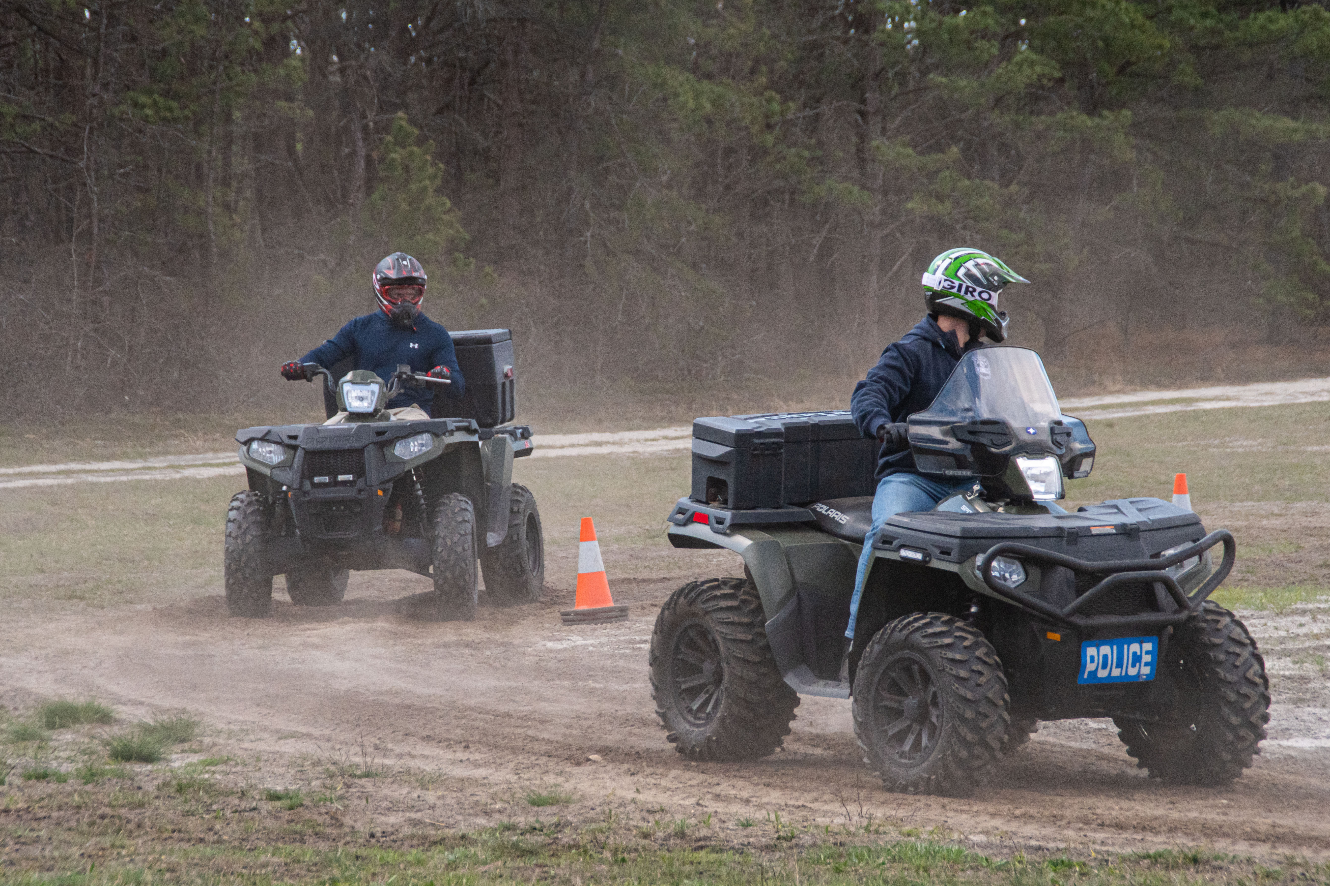 Southampton Town Police are among the agencies  participating in ATV training offered by the Suffolk County Sheriff's Office in Westhampton.  COURTESY SUFFOLK COUNTY SHERIFF