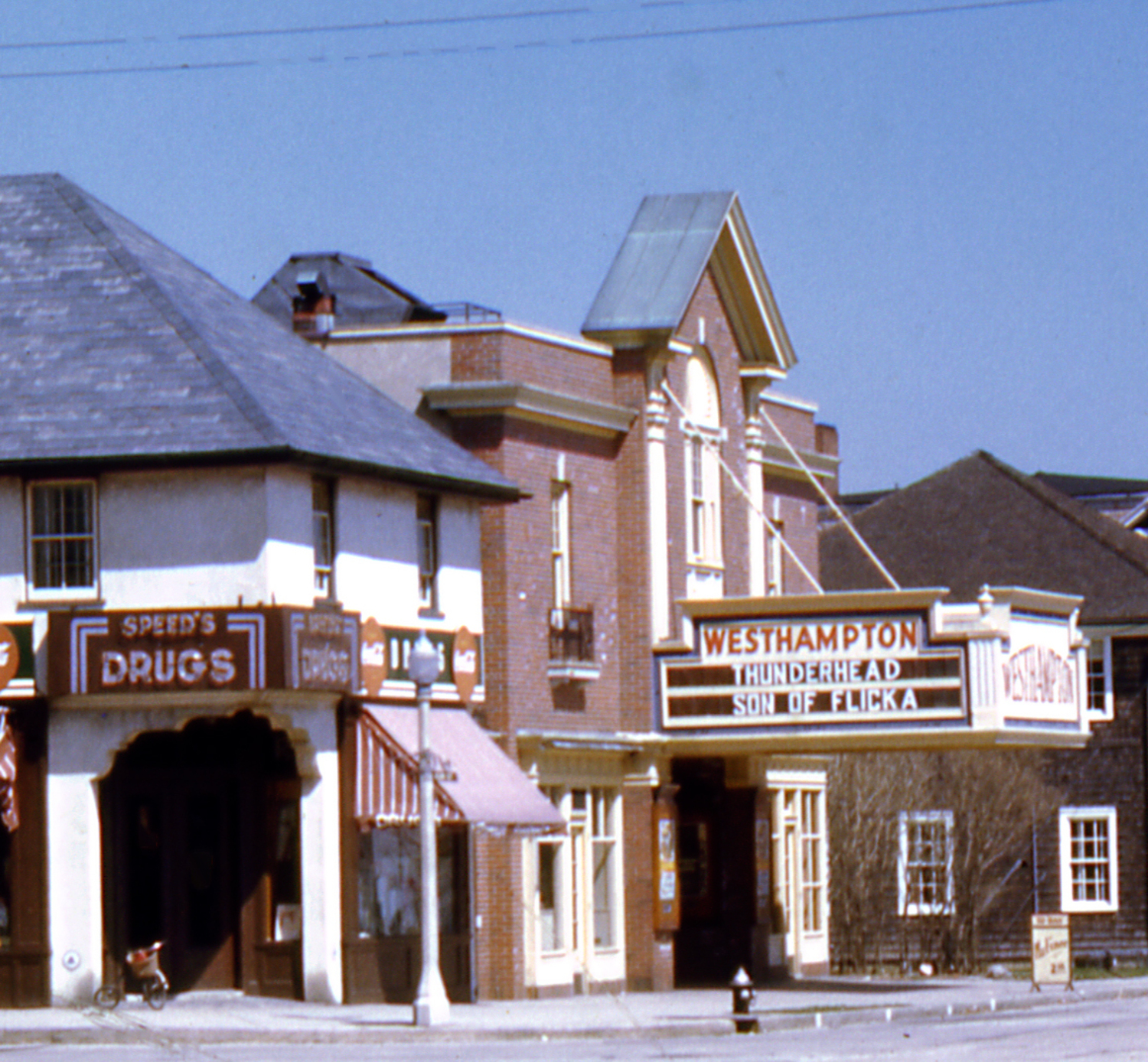 Before it was Westhampton Beach Performing Arts Center, it was a movie house, Westhampton Theatre, which opened in June 1932 with 600 seats. COURTESY WHBPAC
