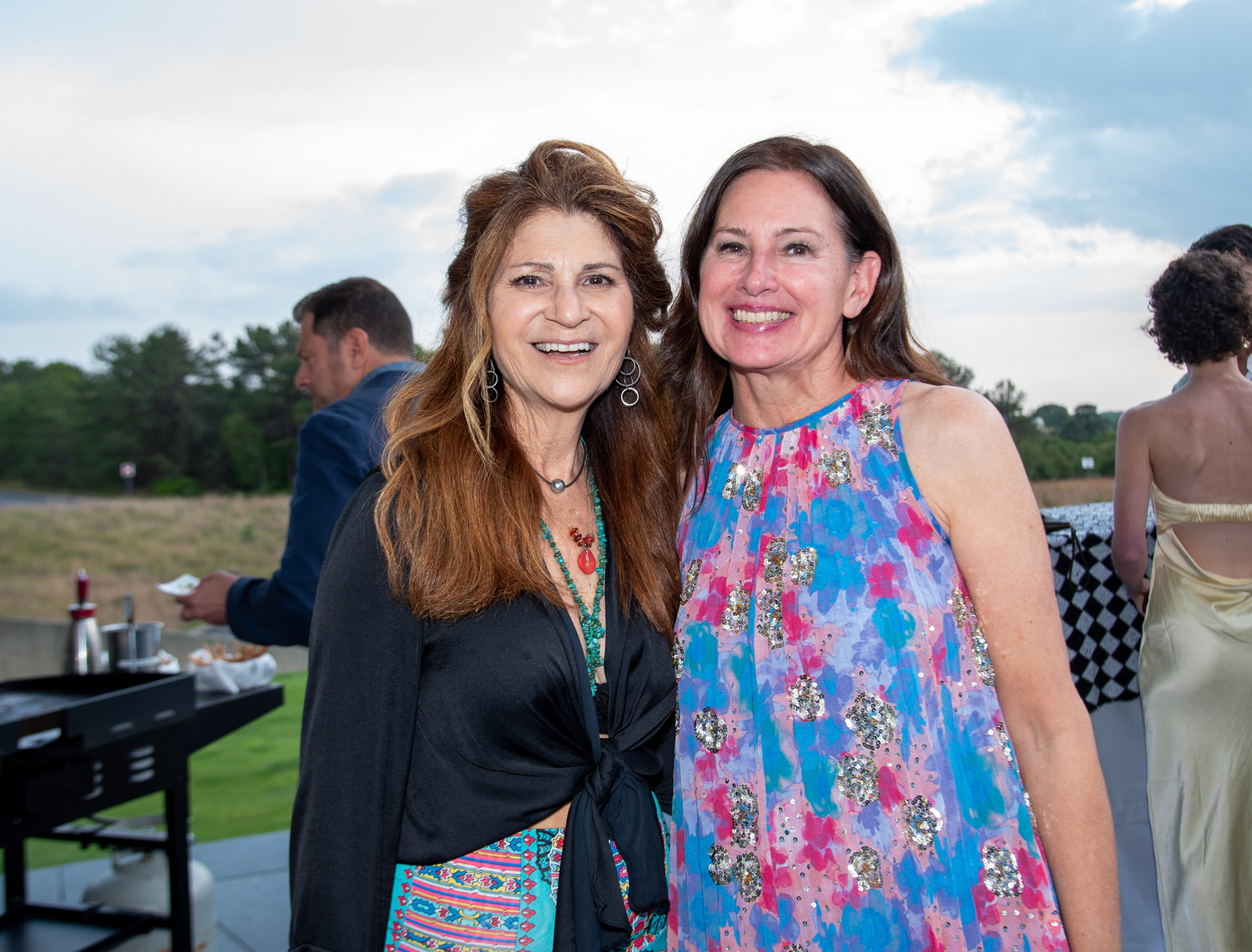 Lynn Blumenfeld and Lori Campbell at the Group For the East End's 