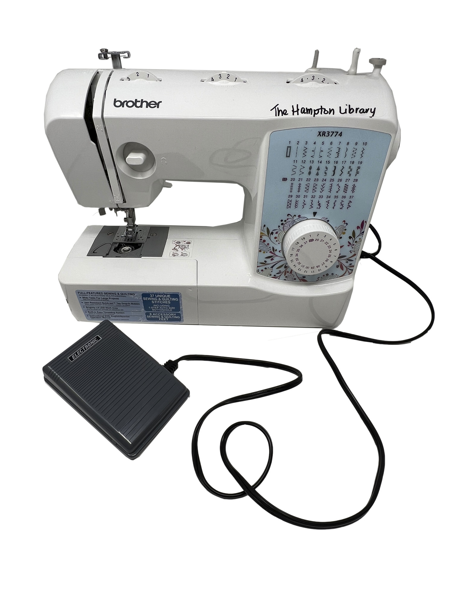 Tear the seam in your skinny jeans? The Hampton Library in Bridgehampton can lend you a sewing machine to fix it.