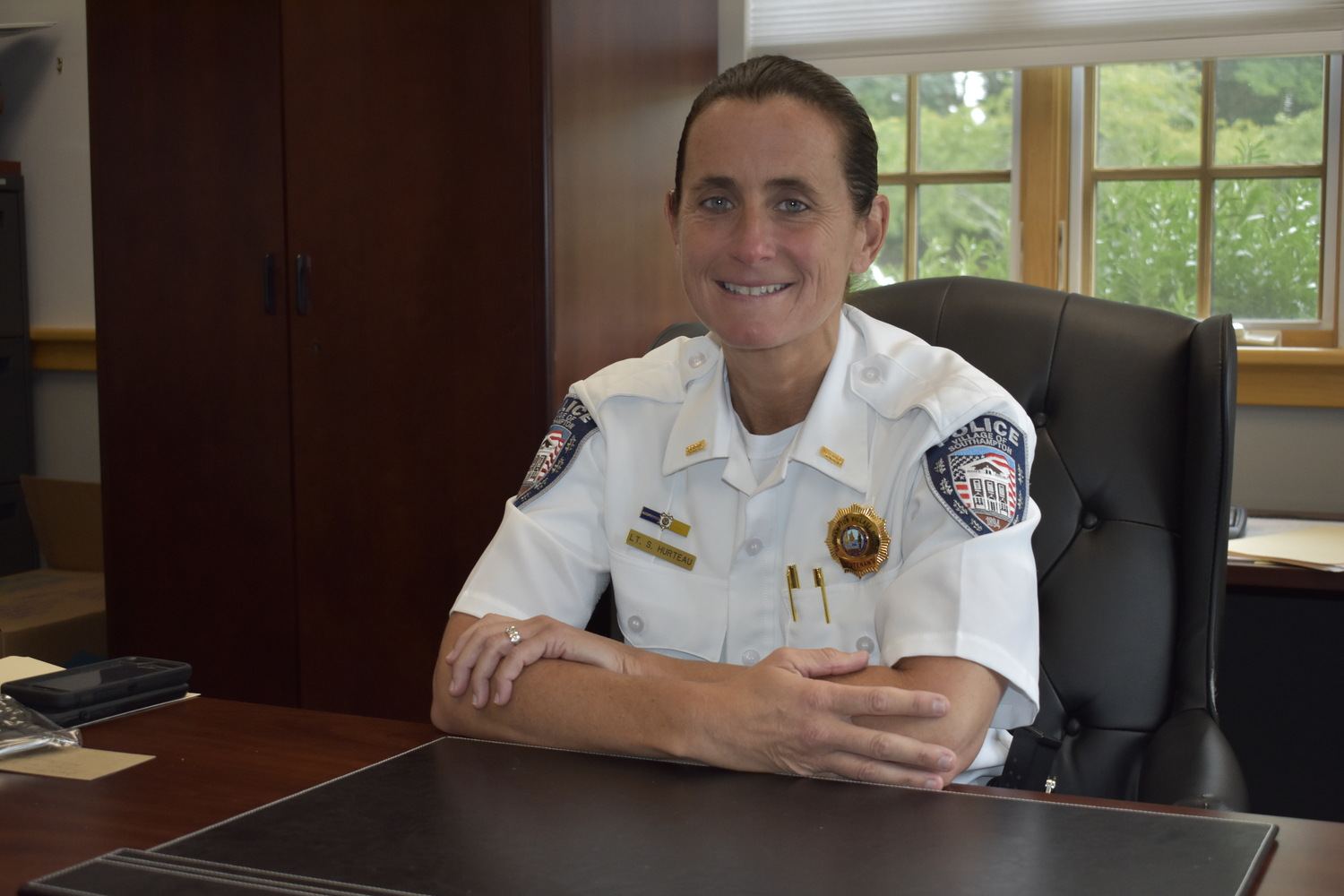 The Southampton Village Board will appoint Captain Suzanne Hurteau to be the village's permanent chief of police after nearly two years in an acting role.   BRENDAN J. O'REILLY