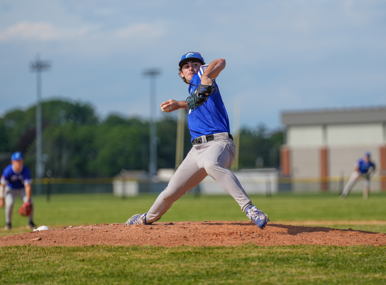 Michael Gatti (New Haven) pitched four scoreless innings in his first start for the Breakers on Sunday.   RON ESPOSITO