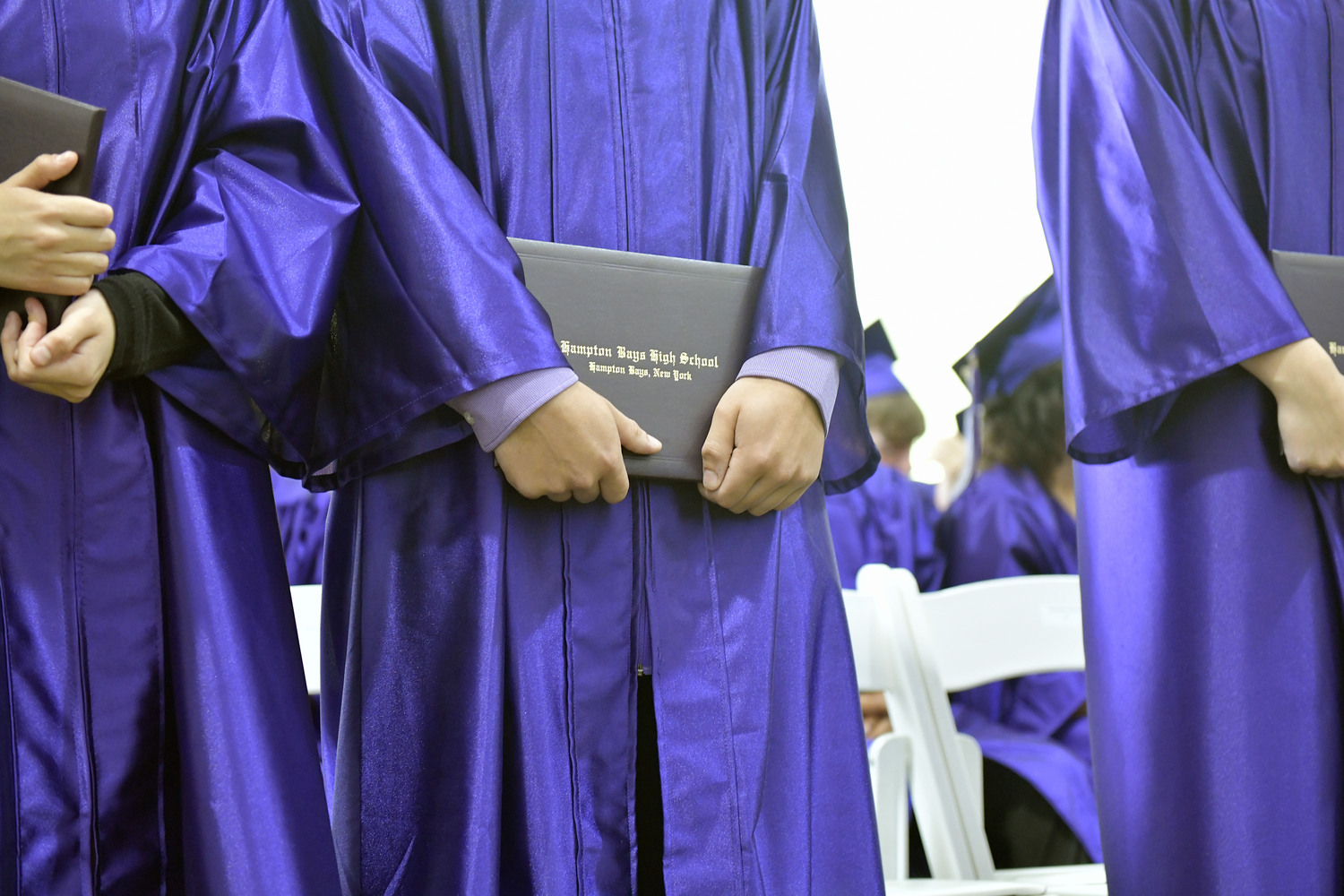 Hampton Bays High School graduation on Saturday.  DANA SHAW