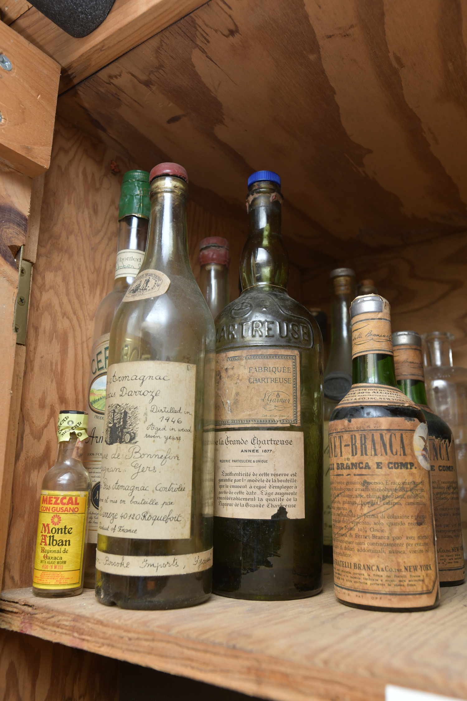 The wine cellar at the American Hotel in Sag Harbor.   DANA SHAW