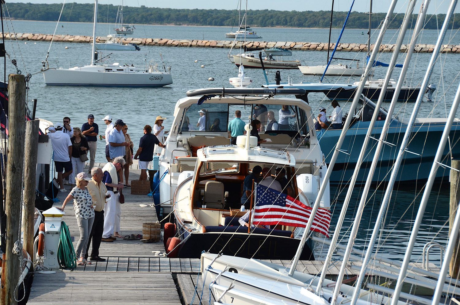 The Spotlight on Boating Launch Party and Trade Show at the Breakwater Yacht Club in Sag Harbor on Thursday, June 15.