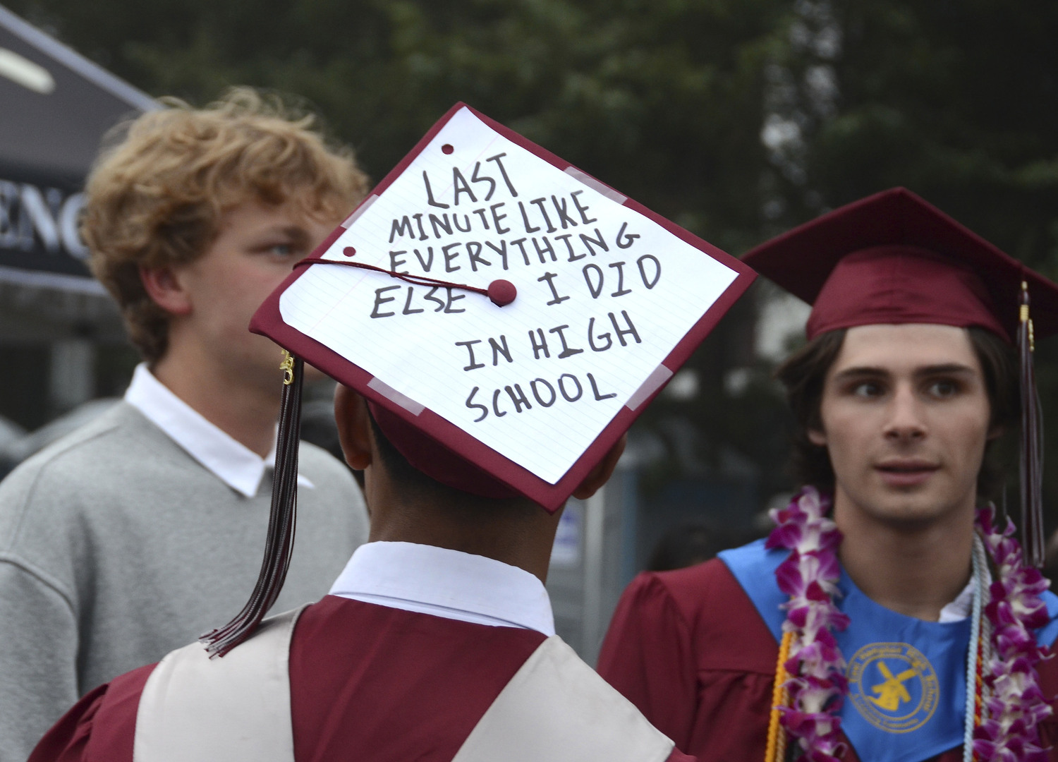 East Hampton High School graduation on Friday night. KYRIL BROMLEY