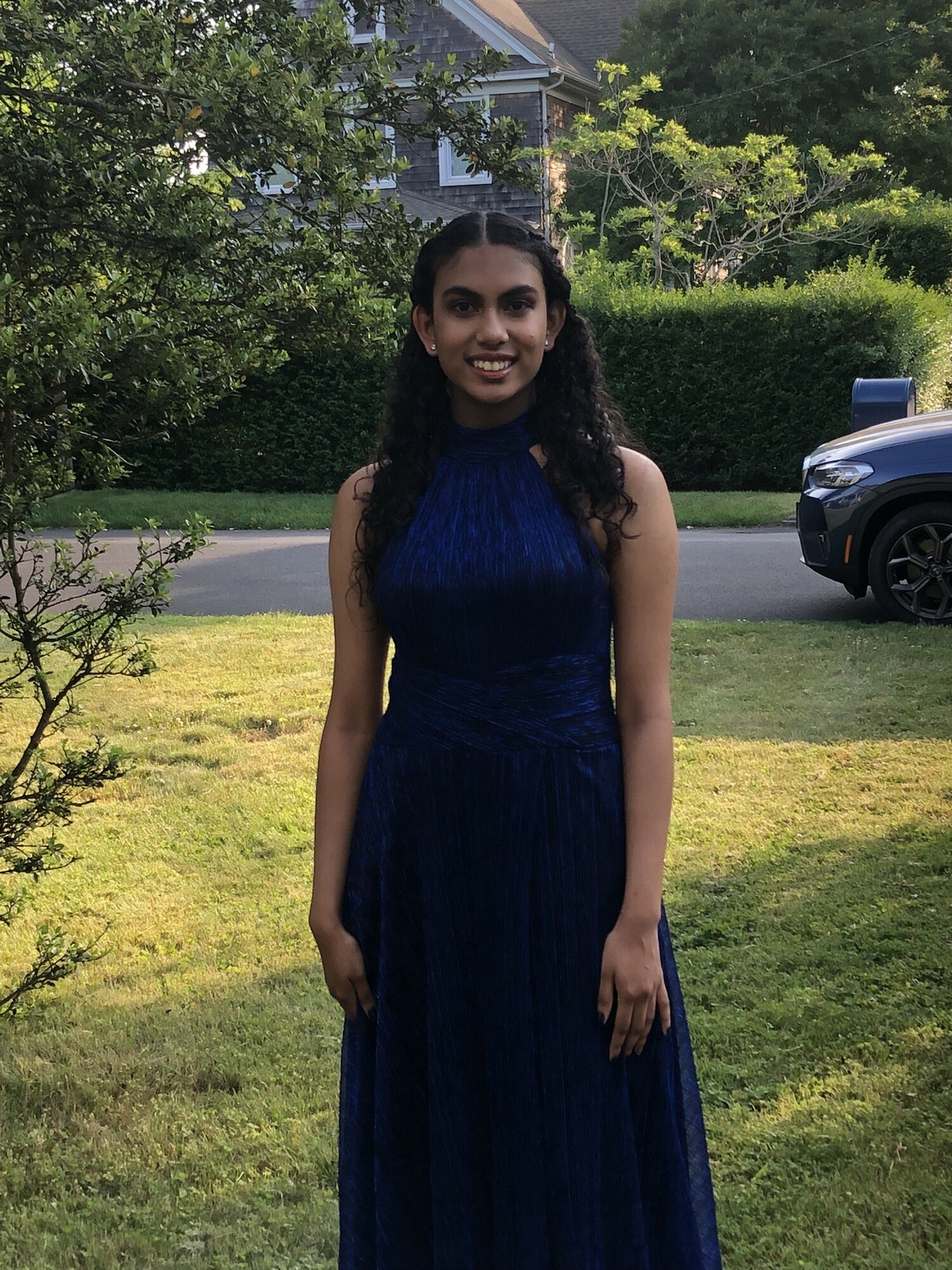 Dhivya Sampath, one of the senior speakers at Southampton High School's Class of 2023 graduation ceremony.