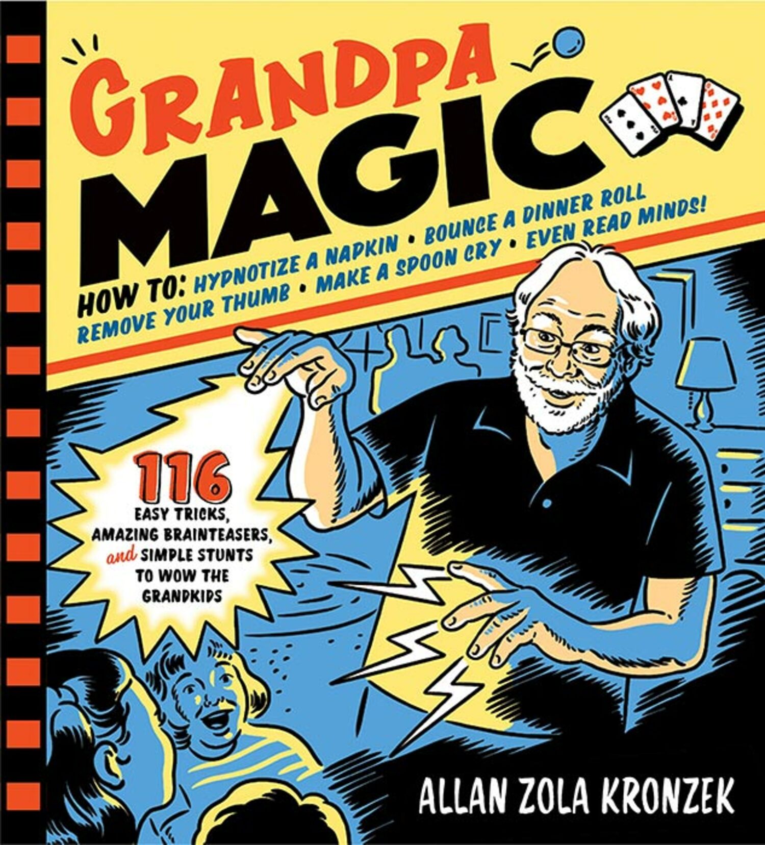 On June 10, Allan Zola Kronzek will demonstrate close-up magic and sign copies of his book “Grandpa Magic” at Kramoris Gallery.