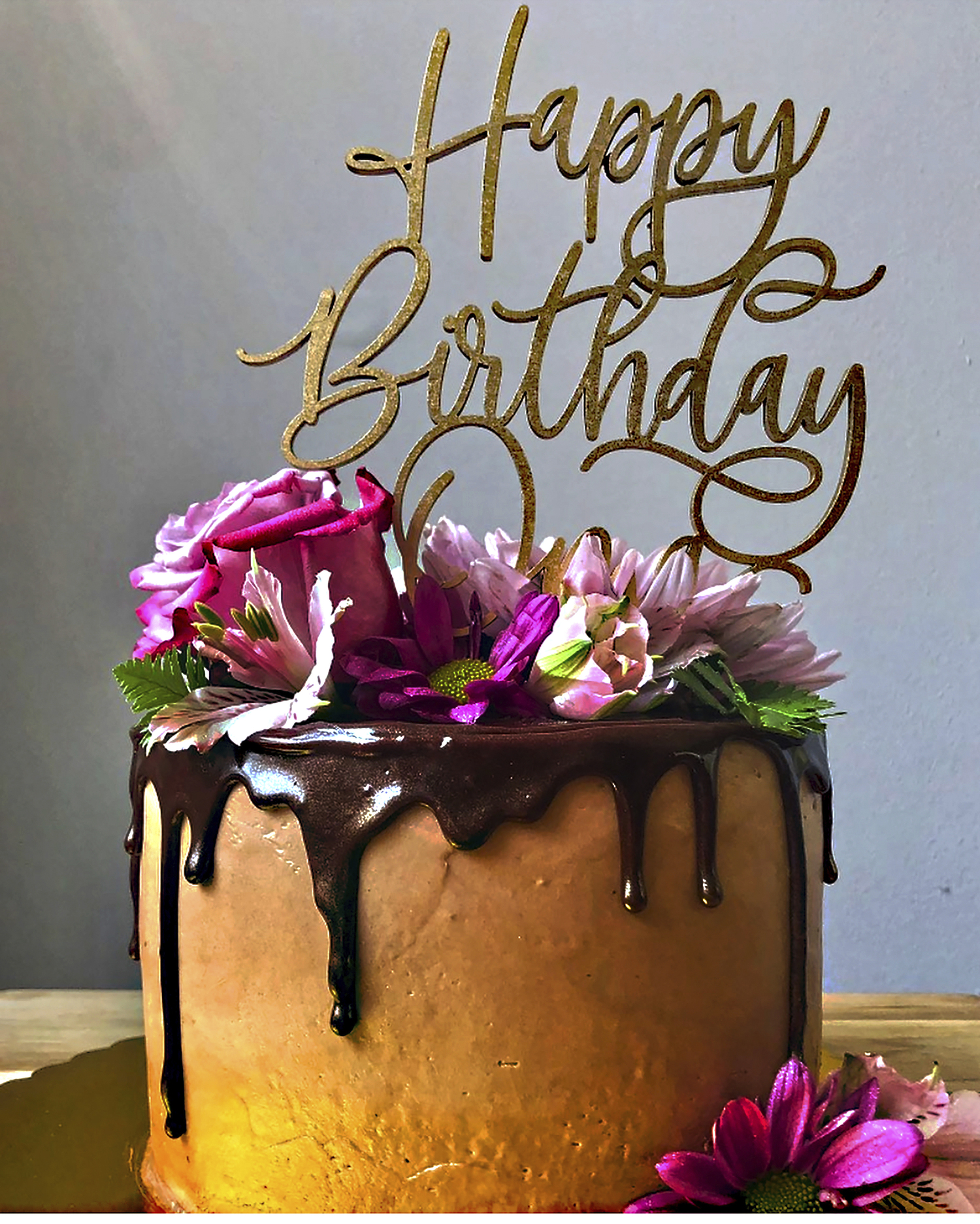 A birthday cake from Sweethampton Cakery.  COURTESY SWEETHAMPTON CAKERY