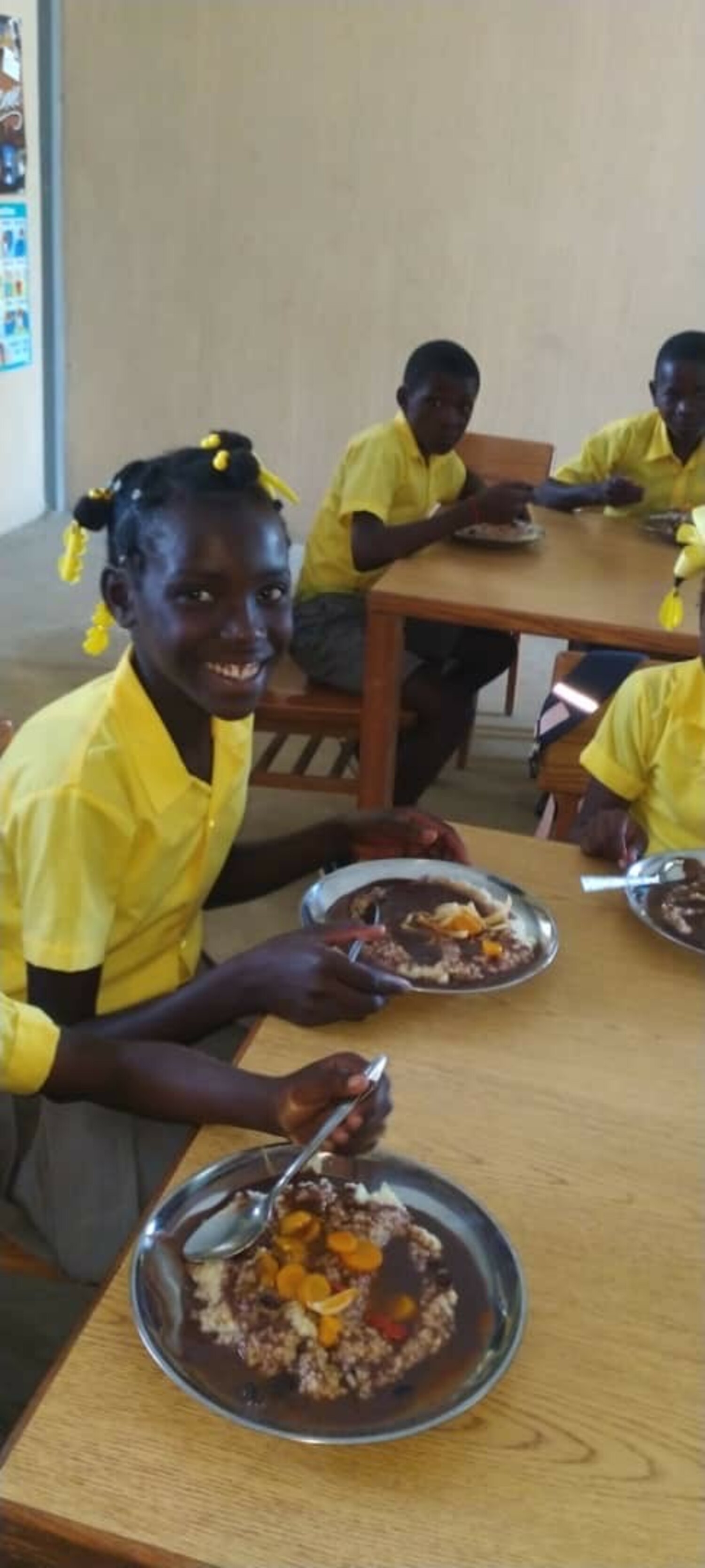 Students at the Wings Over Haiti school, Eco-Ecole D’Amitie. COURTESY WINGS OVER HAITI