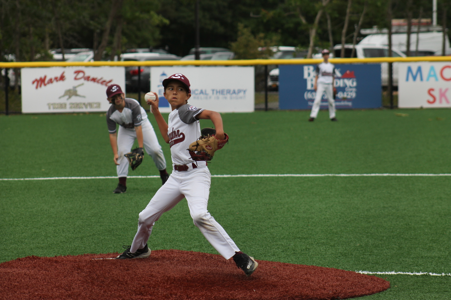 Nathan Counihan Bishop on the mound for Southampton.  KRIS VINSKI