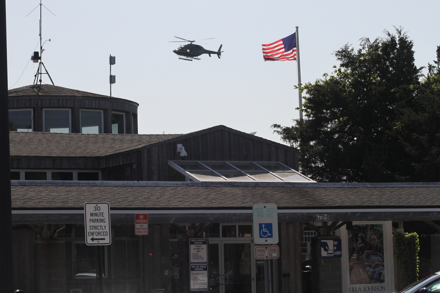 East Hampton officials say that they play no role in selecting which routes helicopters fly on their way into and away from East Hampton Airport and dismissed demands from elected officials in other towns that they 