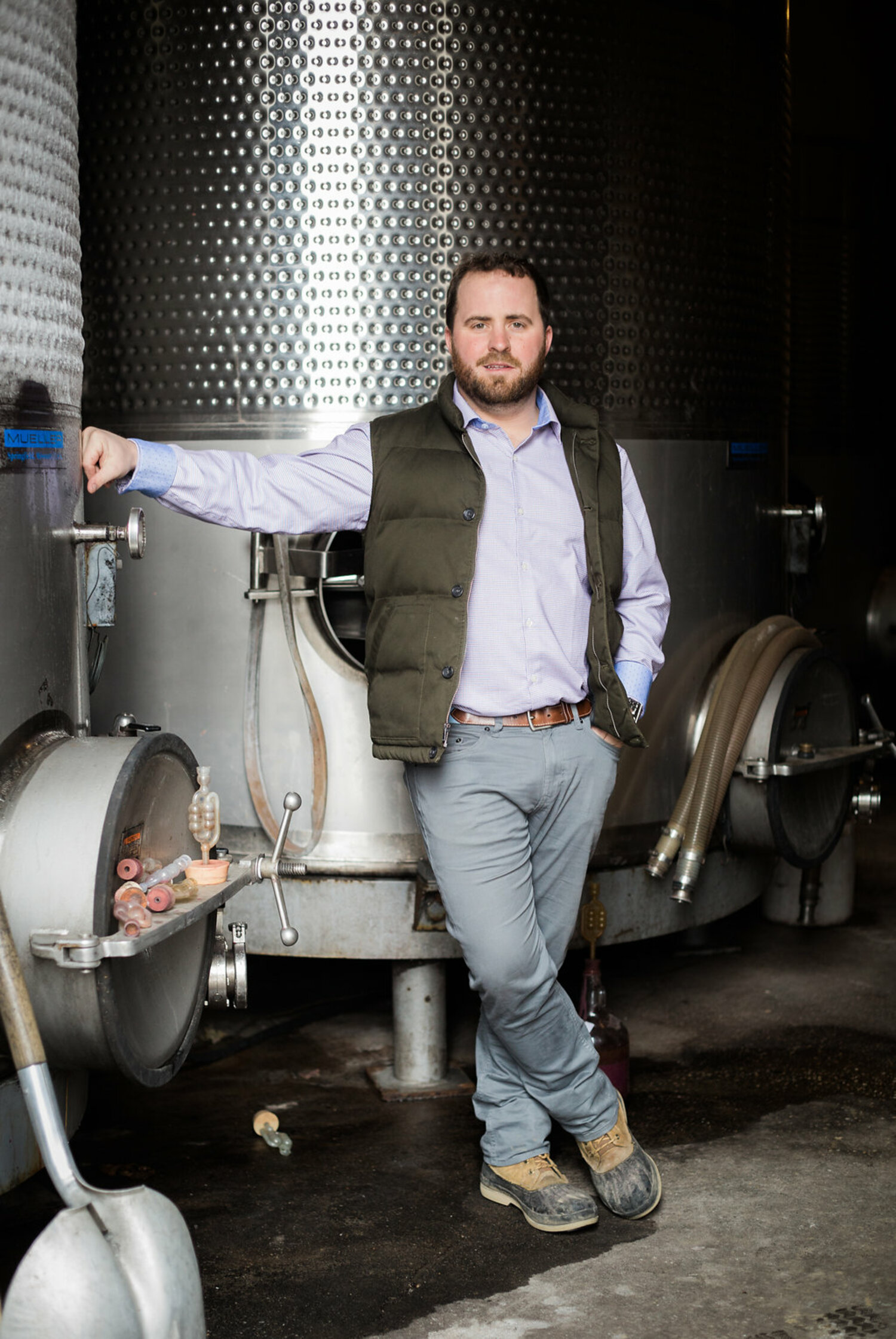 Lenz Winery winemaker Thomas Spotteck. COURTESY LENZ WINERY