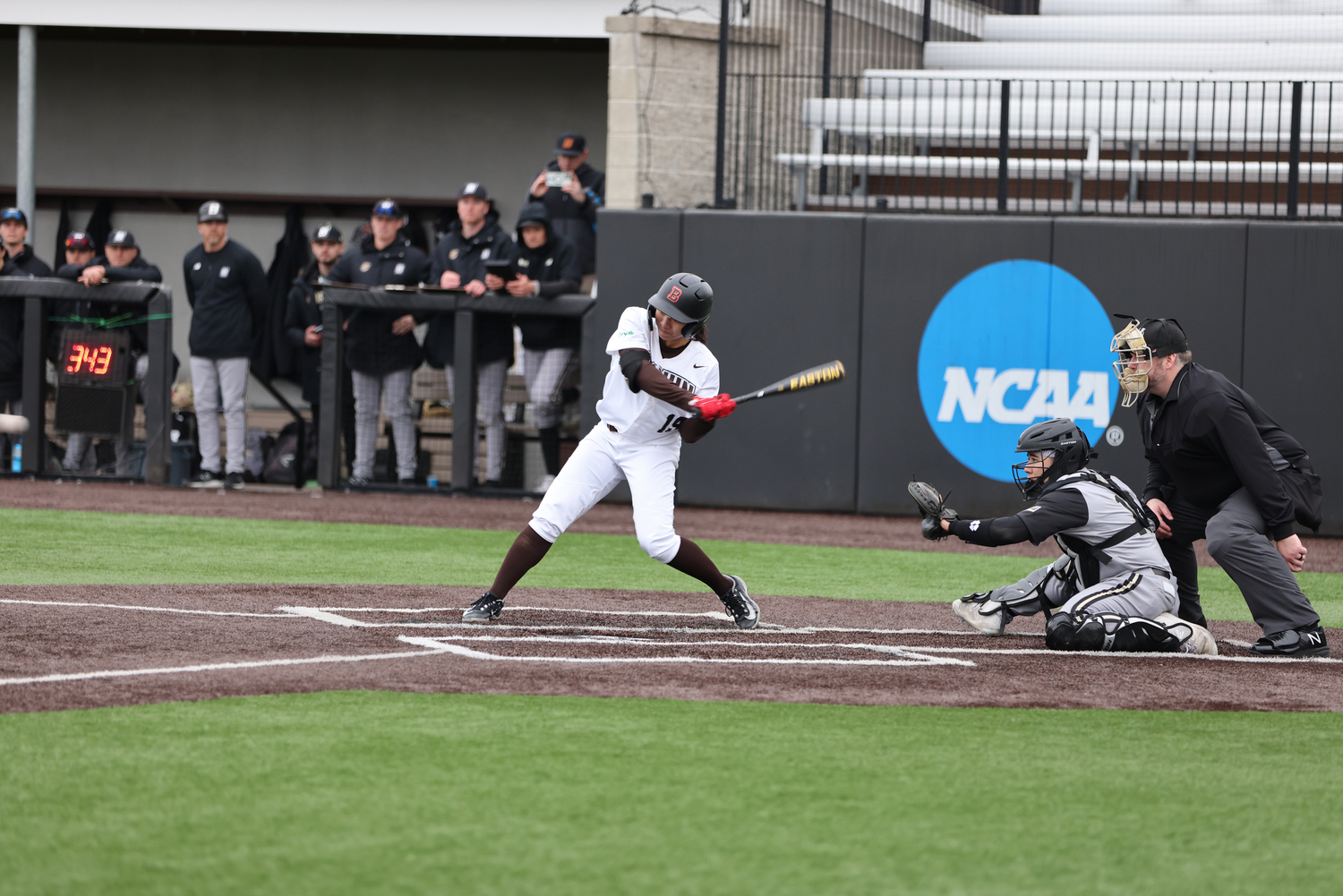 Olivia Pichardo was the first-ever woman to play Division I baseball this past spring, doing so with Brown University.    COURTESY BROWN UNIVERSITY