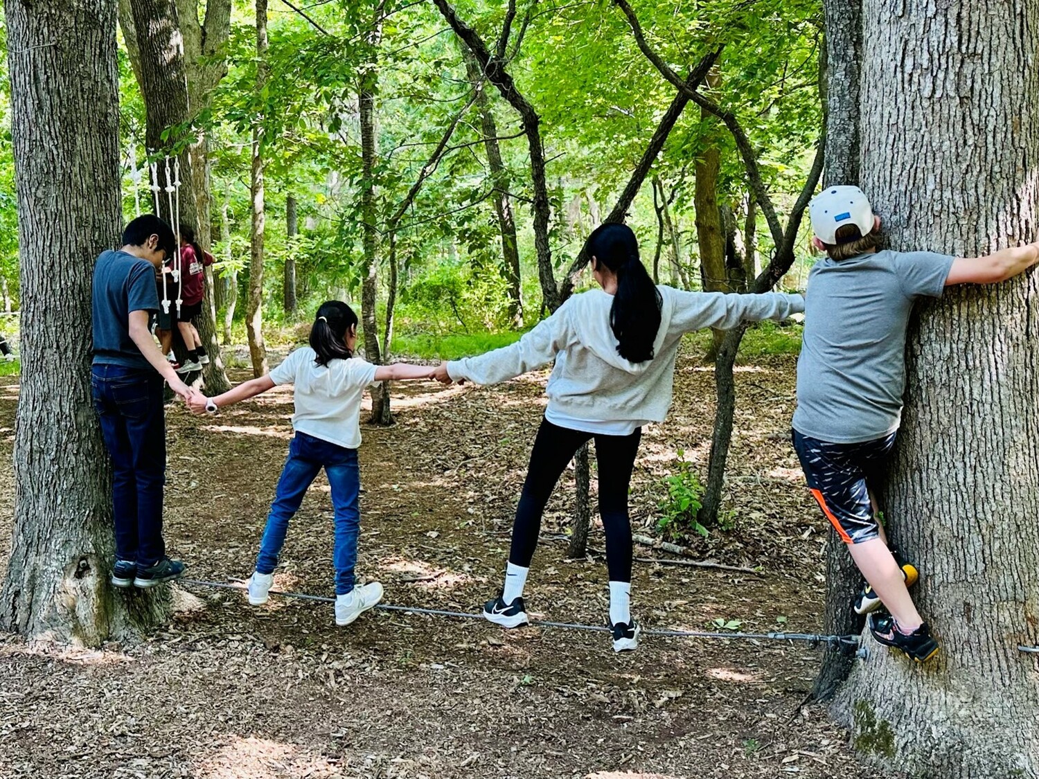 Tuckahoe School sixth graders recently engaged in fun yet educational activities during a three-day outdoor field trip. COURTESY TUCKAHOE SCHOOL