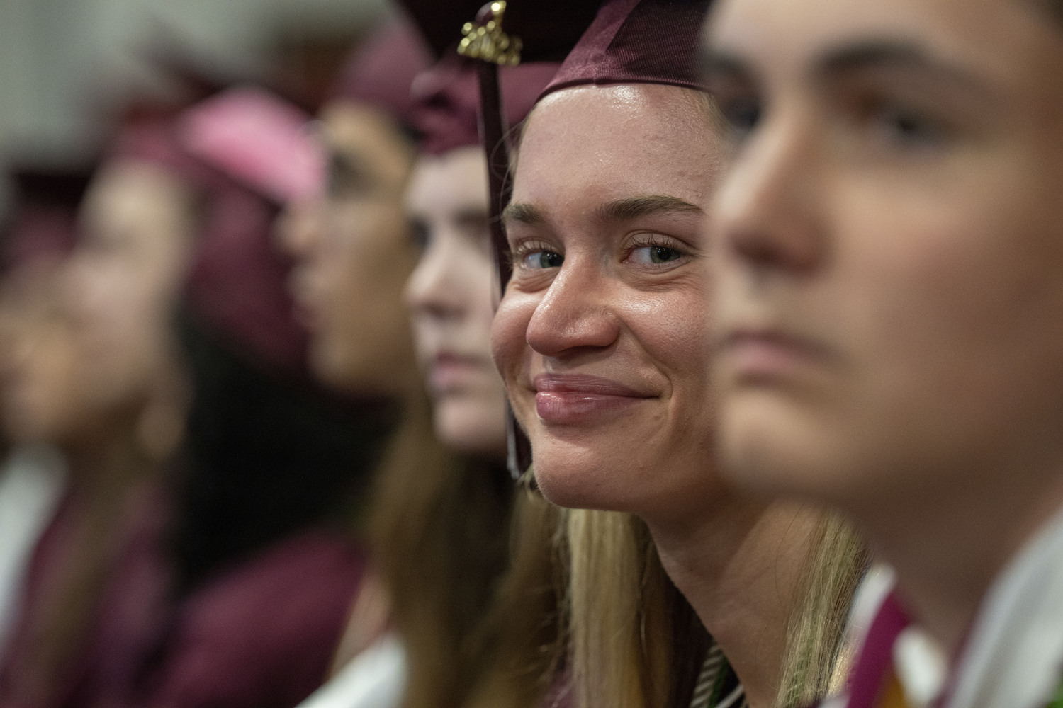 Jasmine Head at Southampton graduation.  RON ESPOSITO