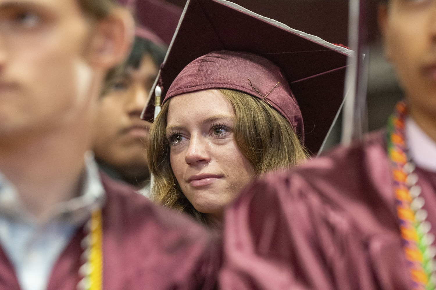 Kiley Maloney at Southampton high School graduation on June 23.  RON ESPOSITO