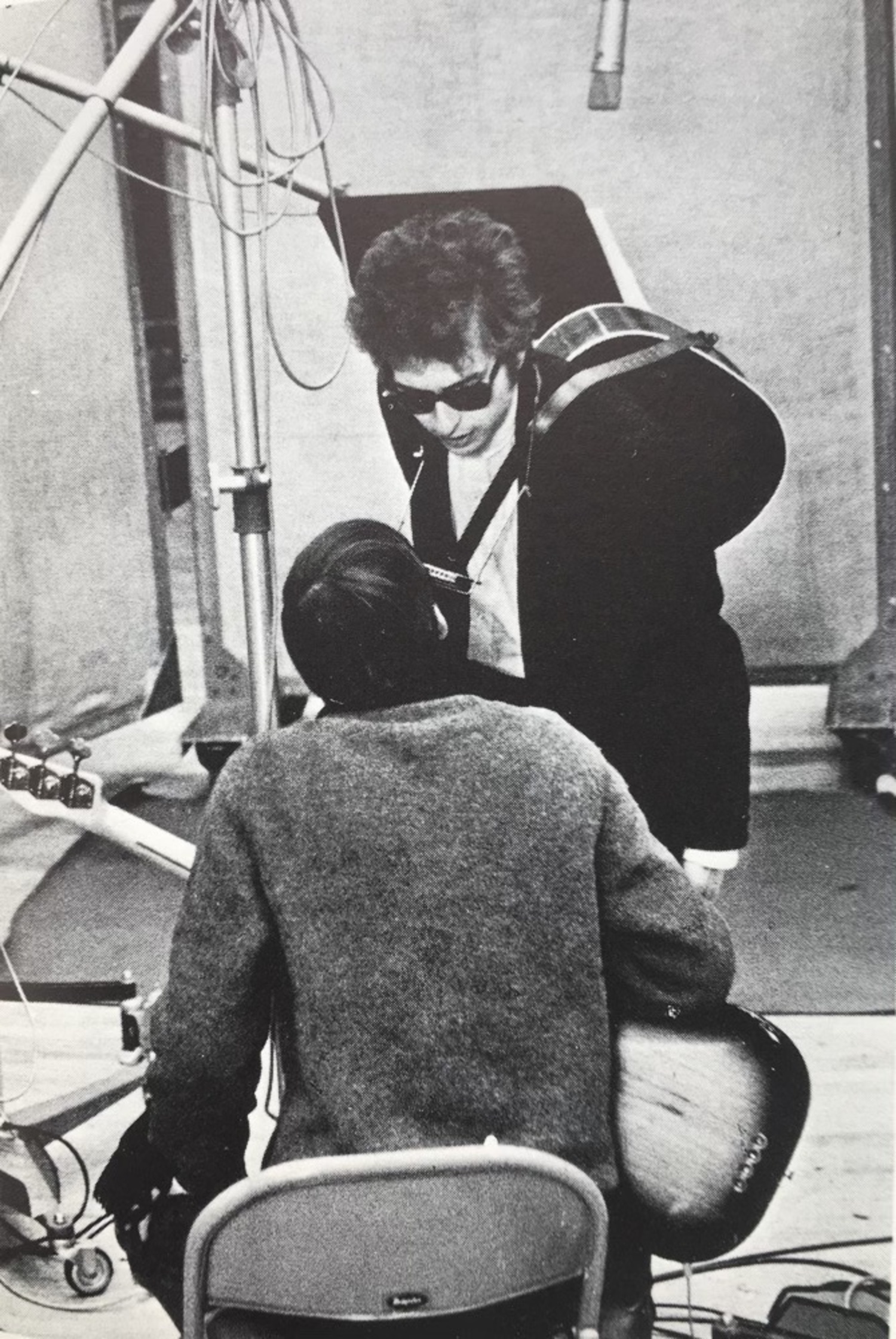 Steve Boone with Bob Dylan. COURTESY STEVE BOONE