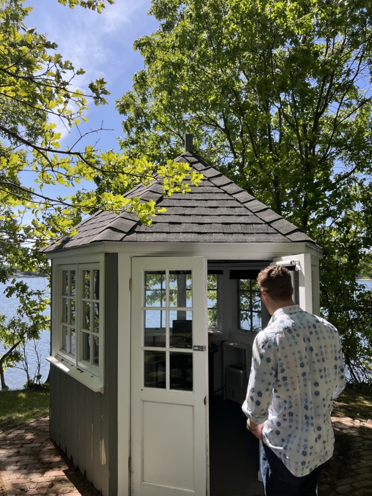 This gazebo is believed to be where Steinbeck completed a great deal of writing as he looked out onto the water.