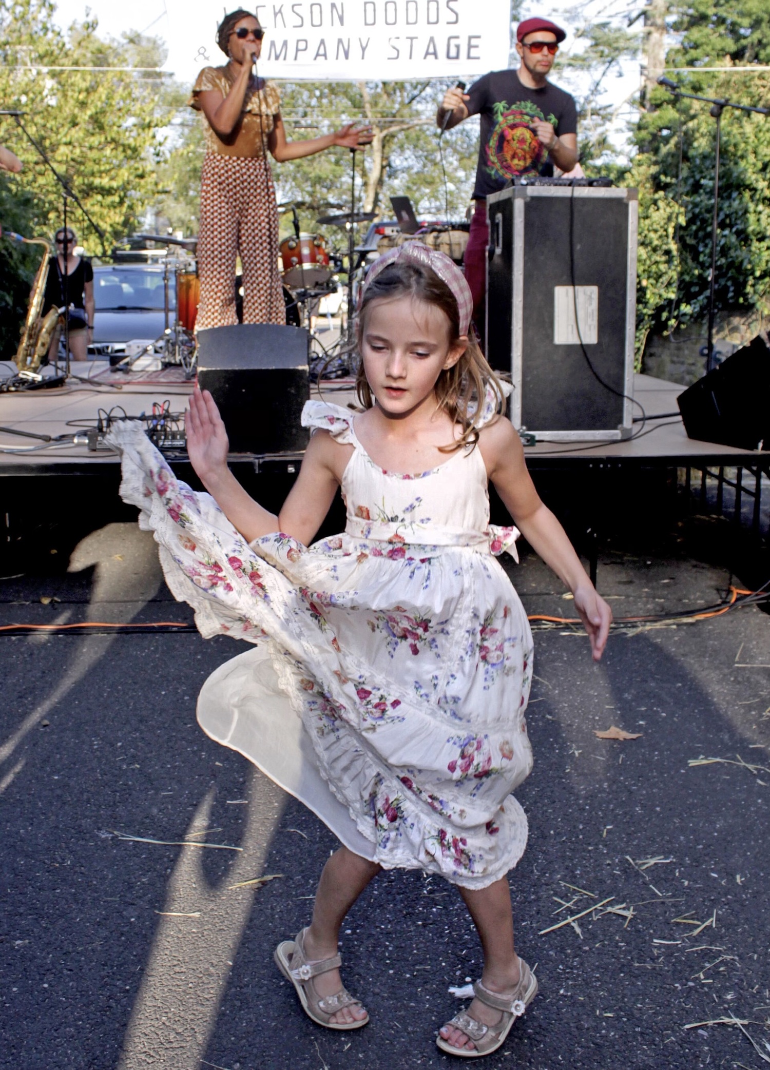 A young fan dances to a performance by Soul Inscribed at the Sag Harbor American Music Festival in 2019.  TOM KOCHIE
