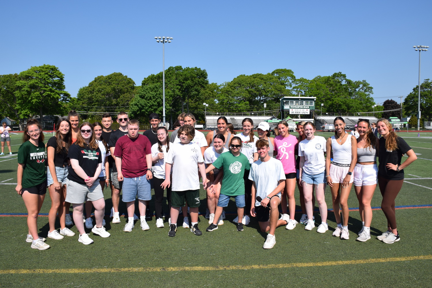 Photo caption: Westhampton Beach High School held a Unified Field Day for students across the East End on June 2. COURTESY WESTHAMPTON BEACH SCHOOL DISTRICT