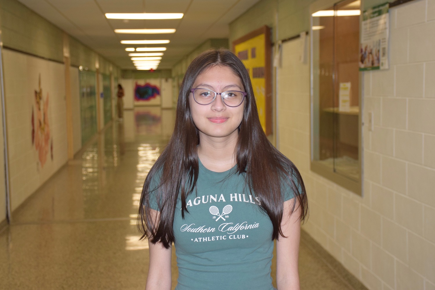 Westhampton Beach High School freshman Chelsea Aguirre was selected to participate in Brookhaven National Laboratory's STEM Prep Summer Institute.  COURTESY WESTHAMPTON BEACH SCHOOL DISTRICT