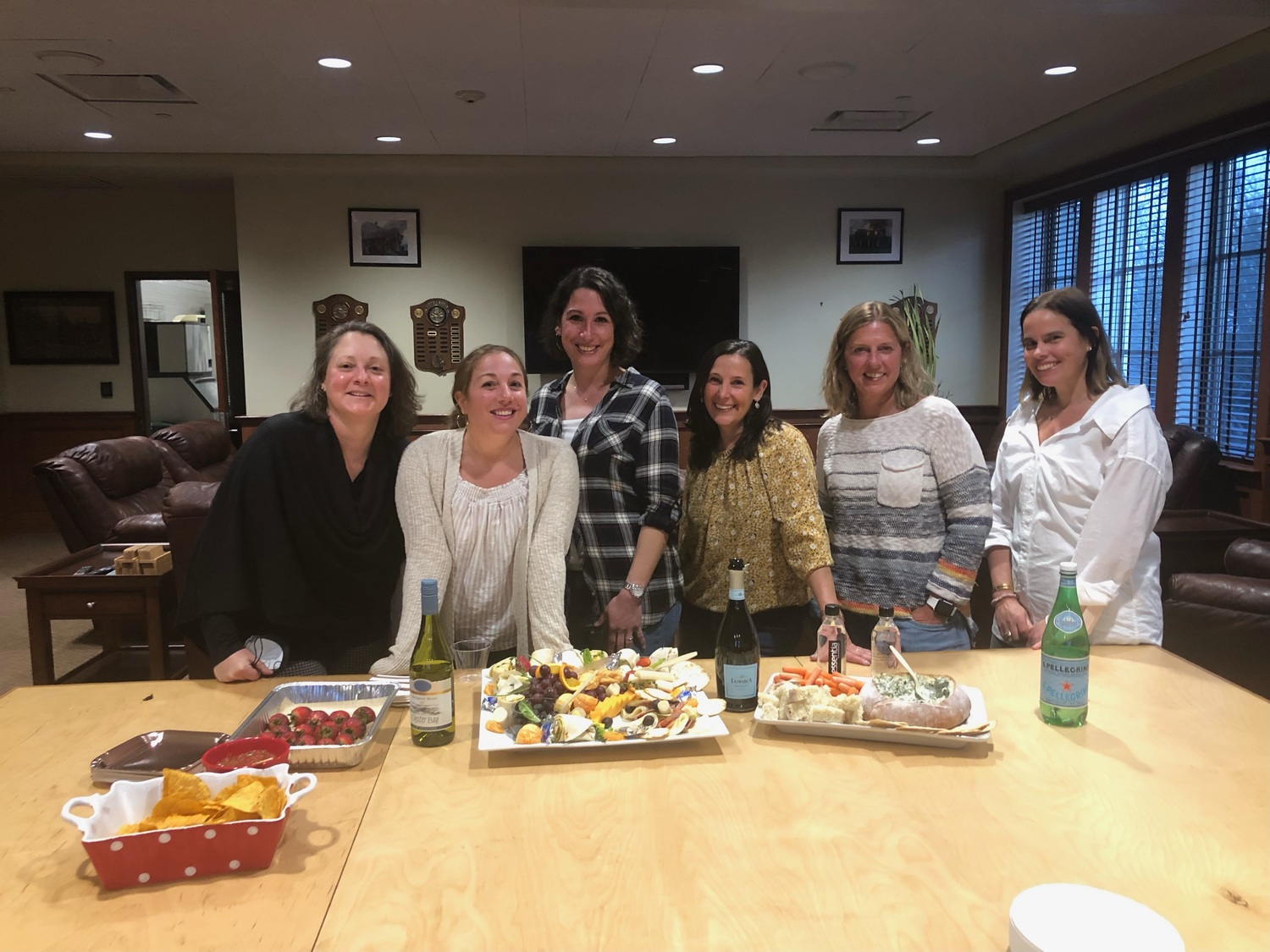 Warriors of the East End participants, from left, Trisha Poole, Catherine Benincasa, Moira Squires, Dawn Moore, Jessica Zukosky and Emily McCarthy.