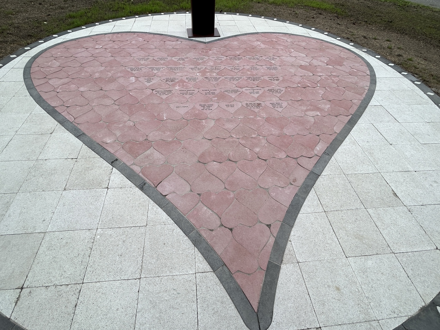 The Edith Windsor Heart Project, a memorial to the gay rights pioneer was the focus of a tribute at  Southampton Town Hall this week. Hearts within the giant heart may be purchased and inscribed.   KITTY MERRILL