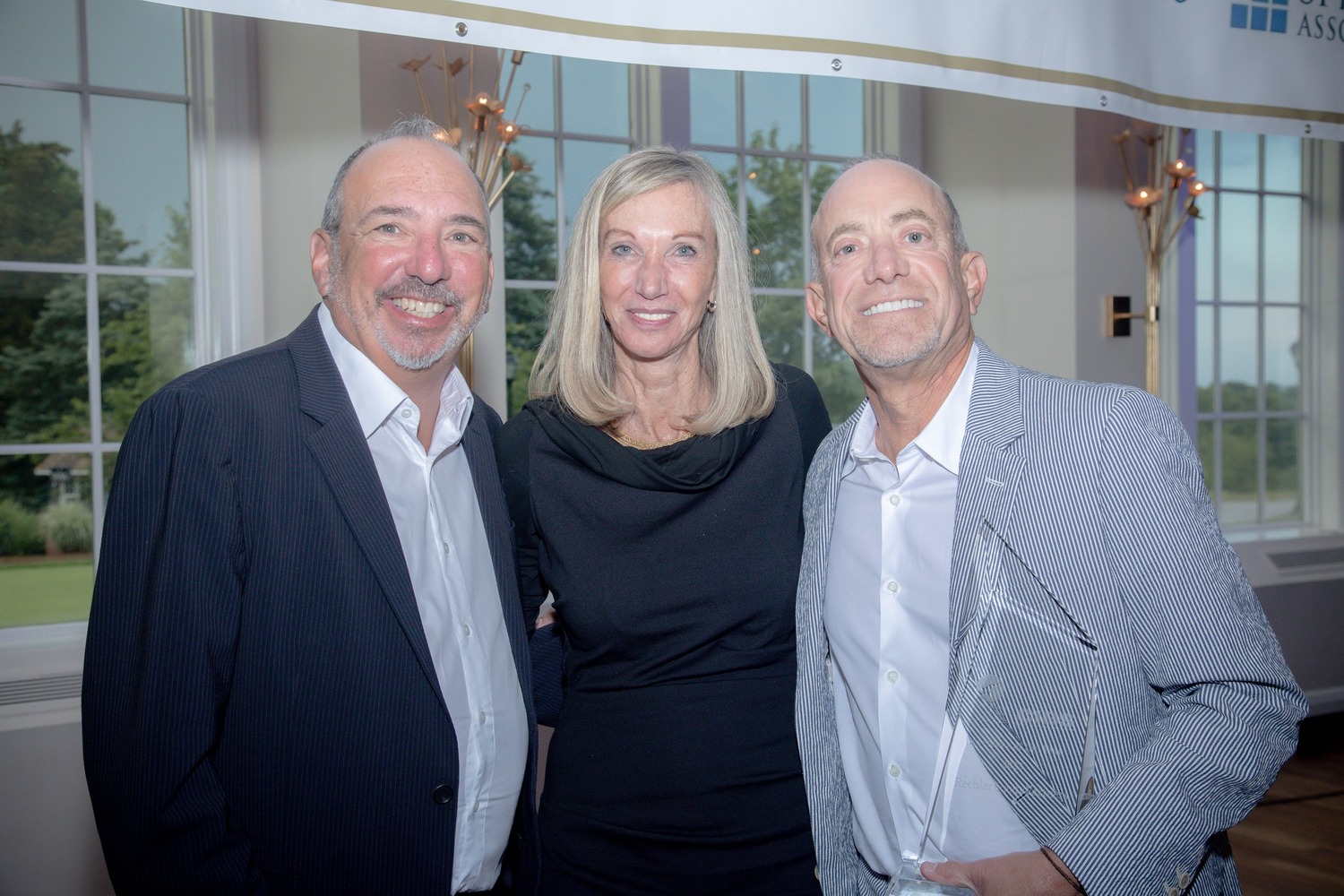 (L-R): Gregg Rechler, Co-Managing Partner, Rechler Equity; Laureen Harris, Board President, ABLI; Mitchell Rechler, Co-Managing Partner, Rechler Equity. RechlerEquity Partners was named  