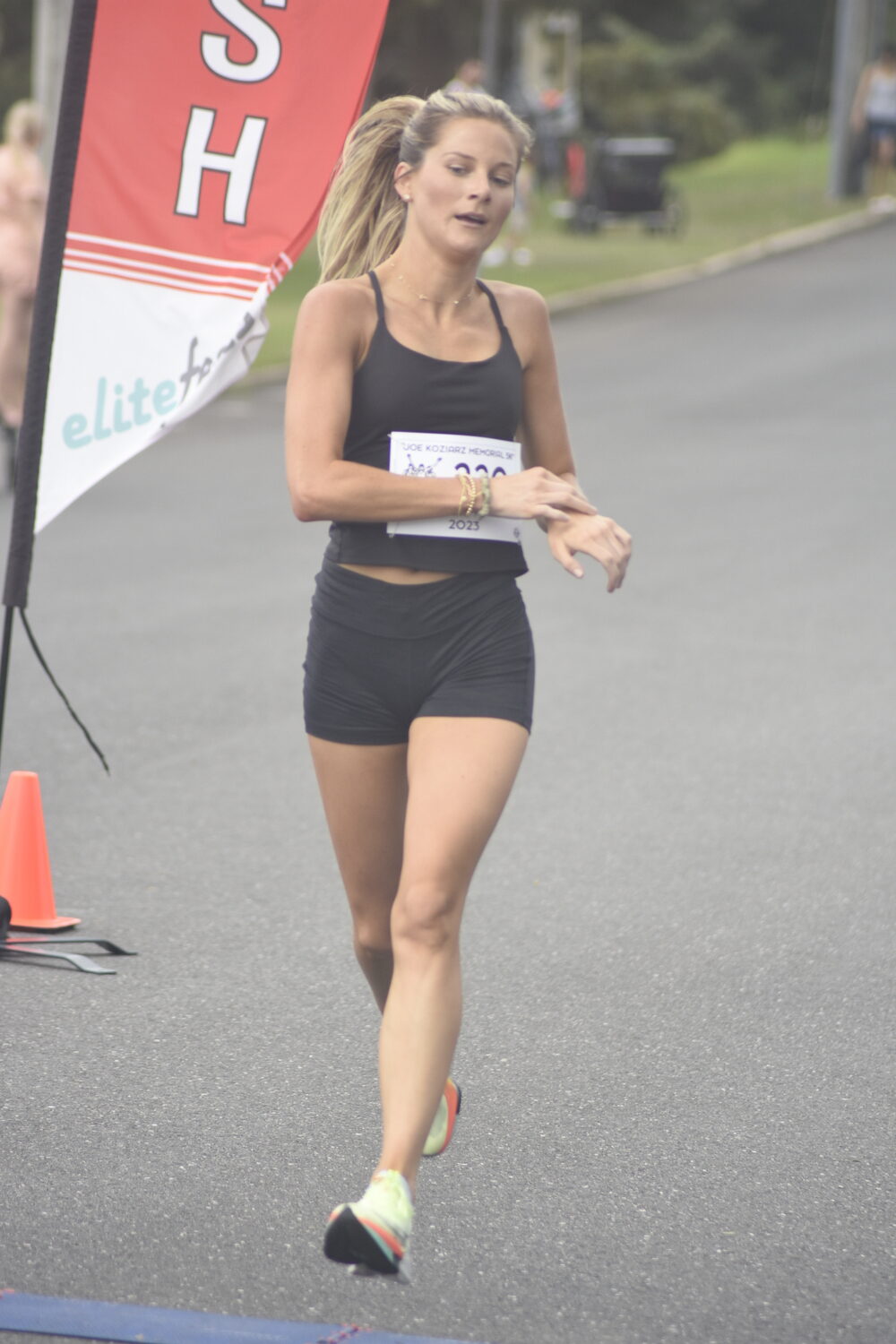 Steffi Vickers finished third among women.   DREW BUDD