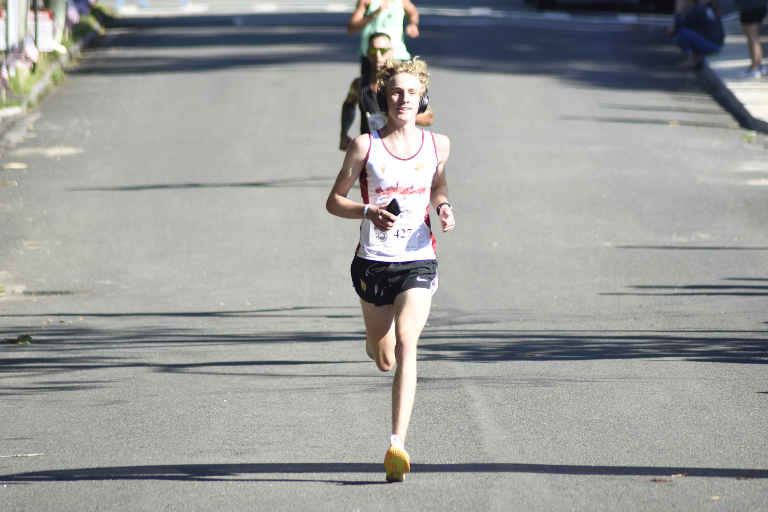 Auge Martin, 16, of Sierra Madre, California, placed second overall.   DREW BUDD