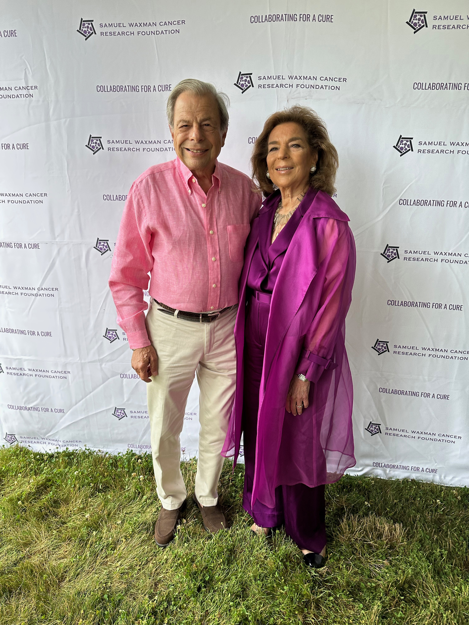 Dr. Samuel and Marion Waxman at the 19th Annual Hamptons Happening.  GREG D'ELIA