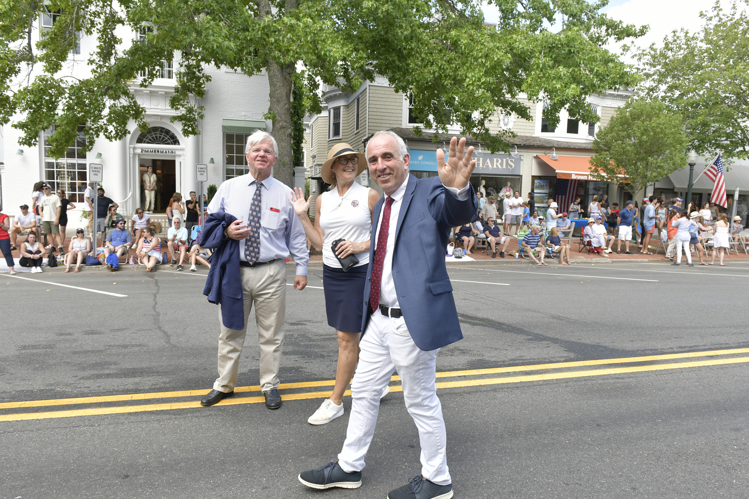 Assemblyman Fred W. Thiele Jr., Suffolk County Legislator Bridget Fleming and Southampton Town Supervisor Jay Schneiderman.