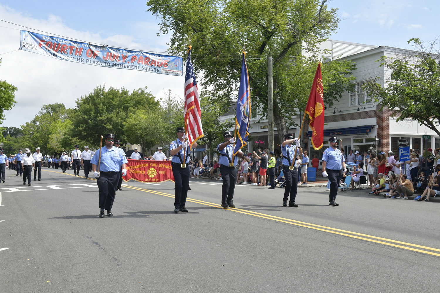 Members of the Southampton Fire Department.