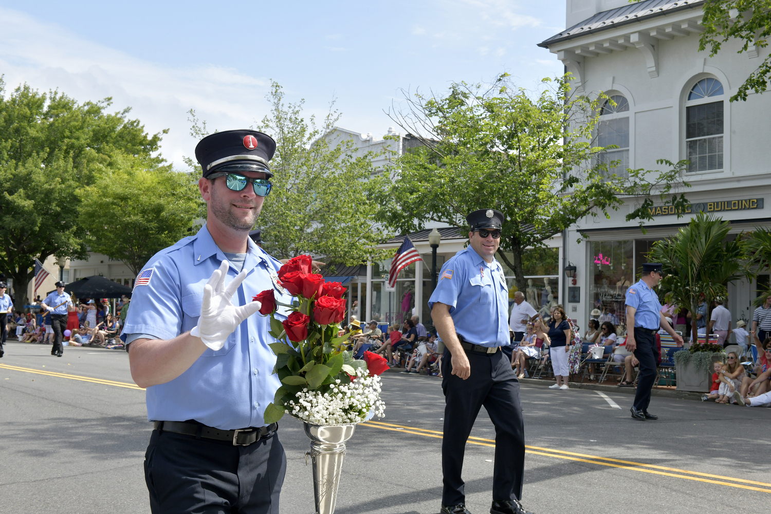 Members of the Southampton Fire Department.