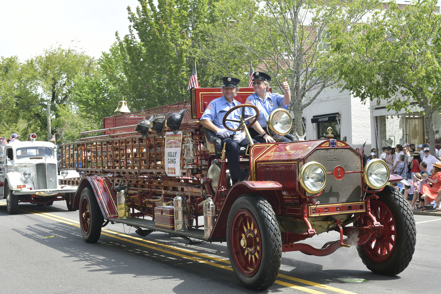 Southampton Fire Department 2022 Firefighter of the Year Kelly Gang.