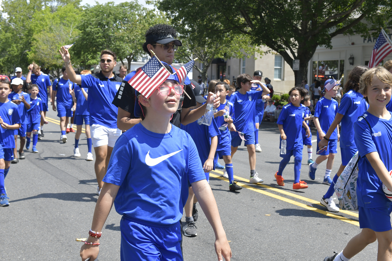 The July Fourth Parade in Southampton Village on Tuesday.