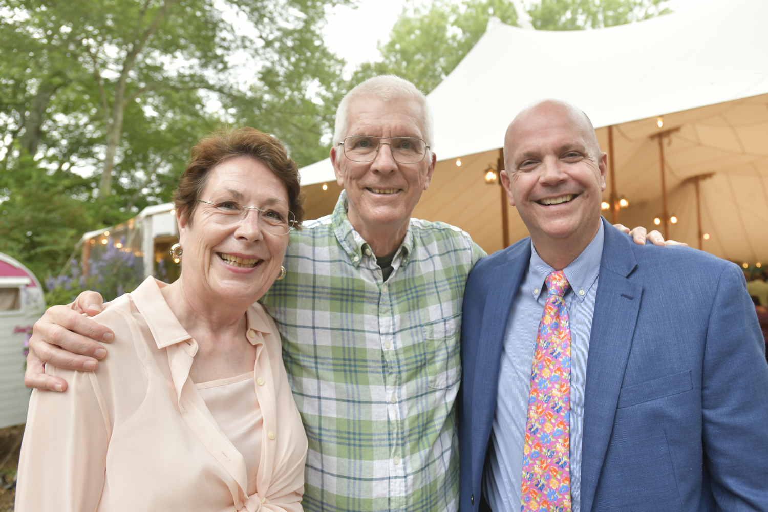 Kirsten and Kevin Lonnie with Stan Glinka.