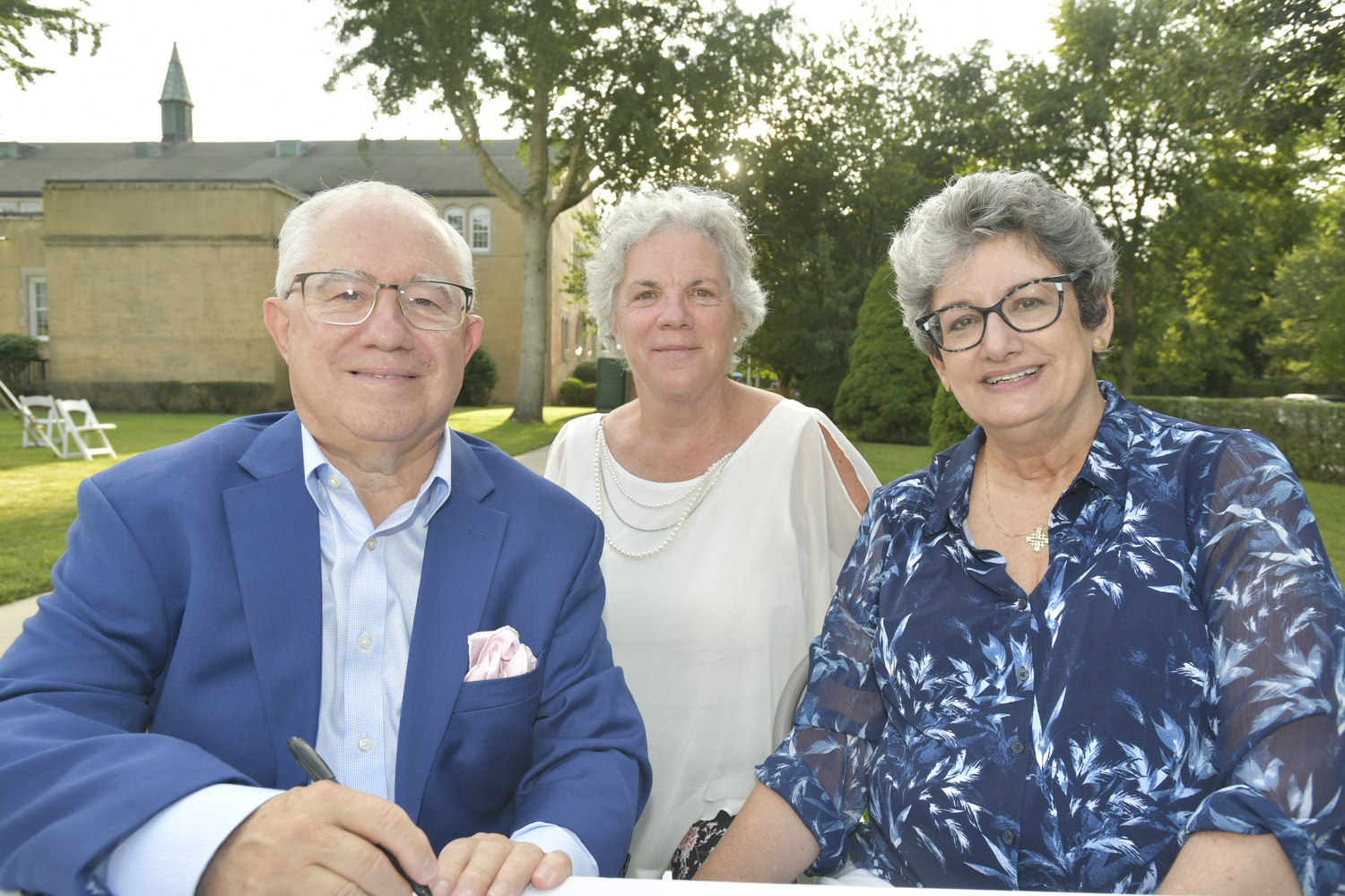 Edward Pergiovanni, Maureen Scanlon and May Pergiovanni.