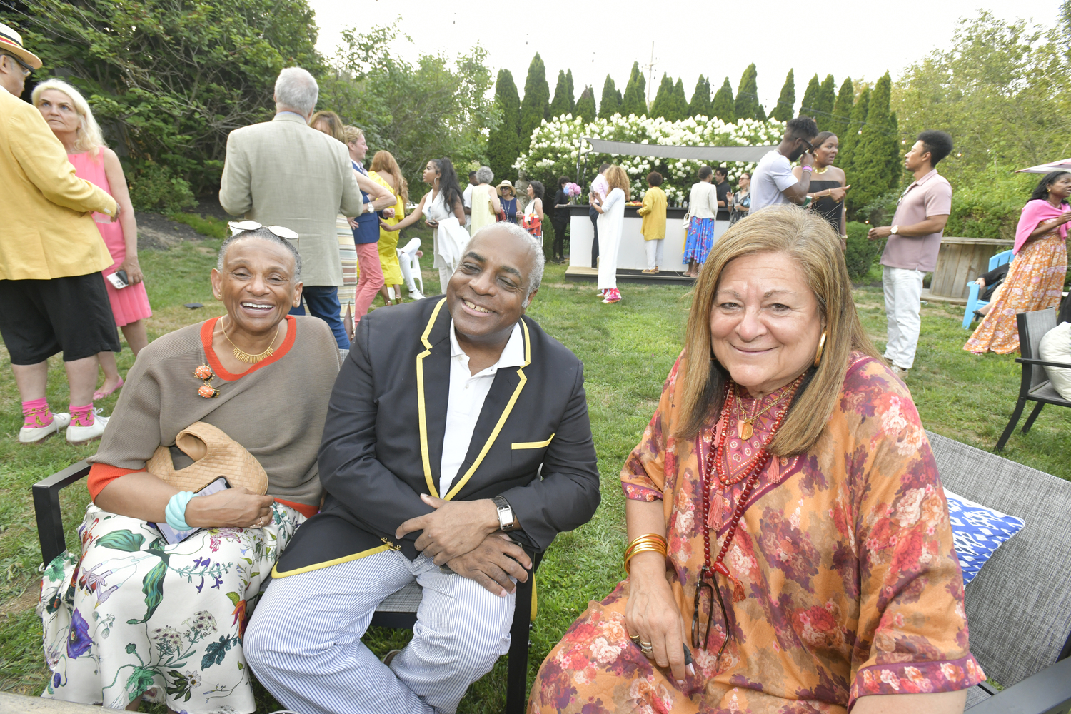 Joy James, Jeffrey Banks and Fern Mallis.