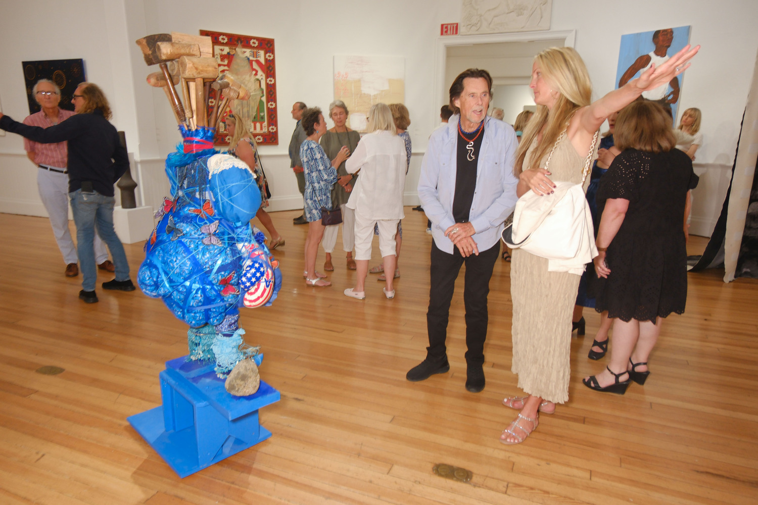 At the July 22 opening reception of 