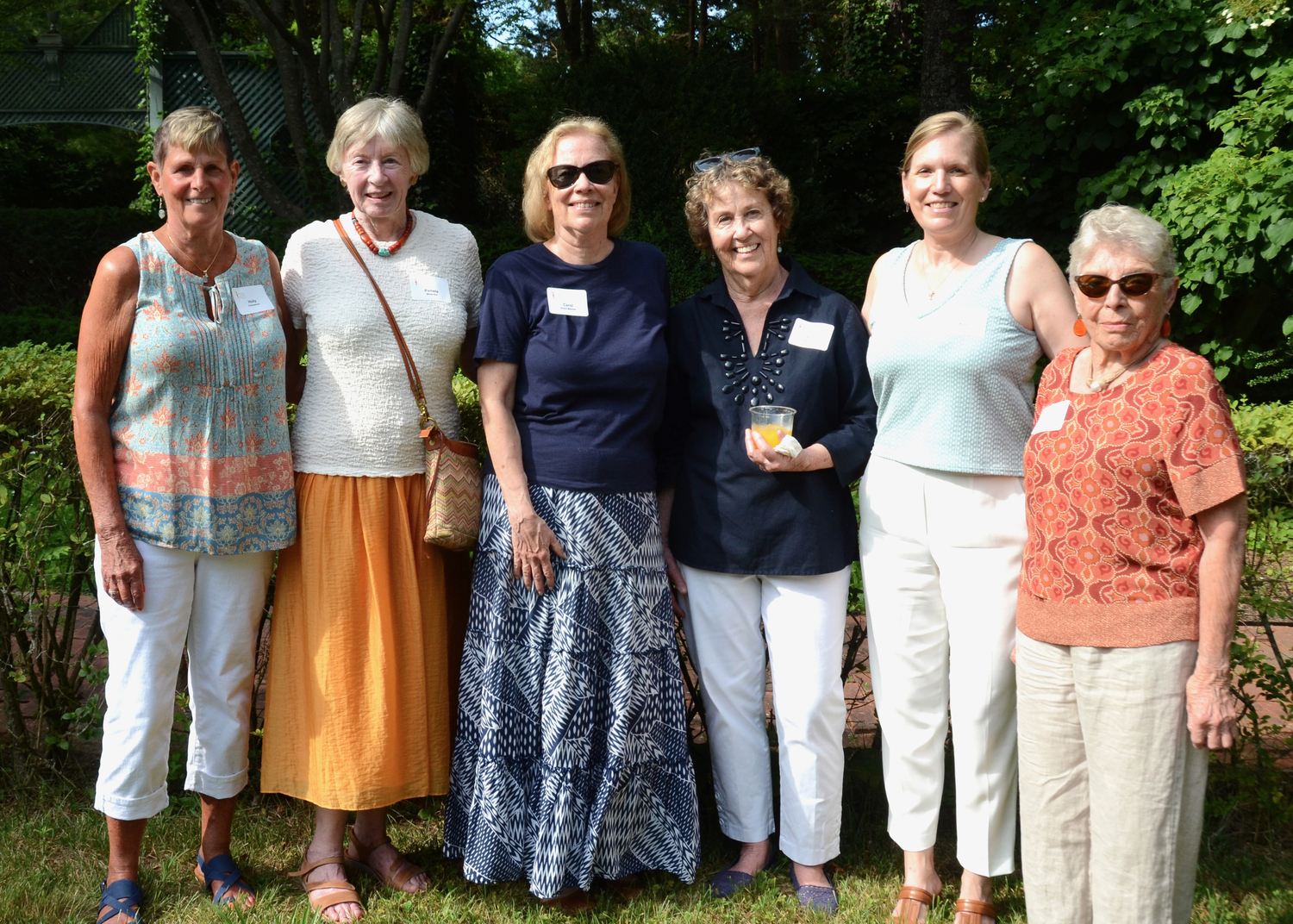 Holly Wheaton, Pamela Bicket, Carol Deistler, Anne McCann, Kira Brandman and Dru Raley.