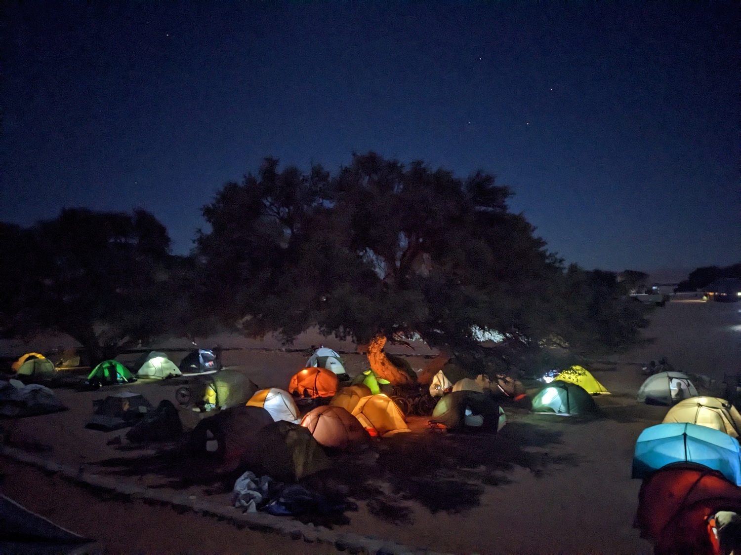 A desert camp in Namibia. COURTESY JOE LOUCHHEIM