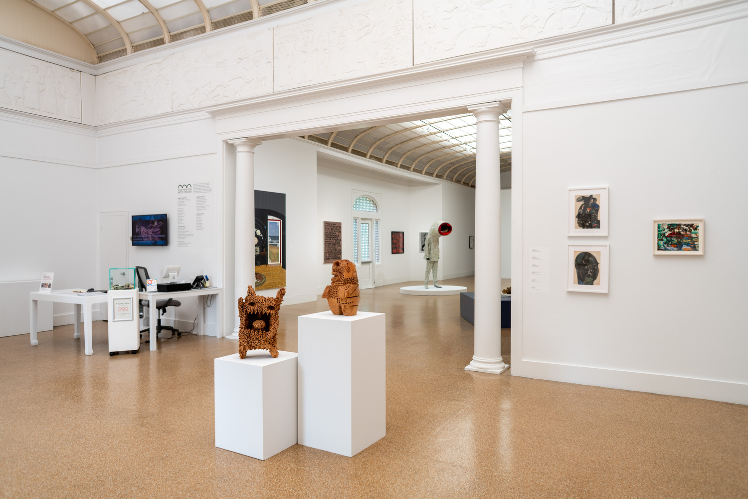 Installation view of 