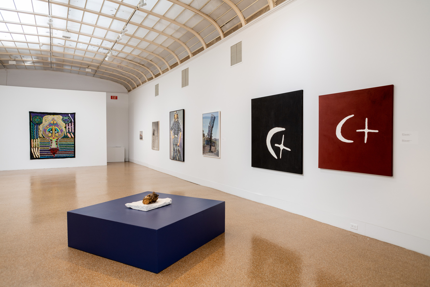 Installation view of 